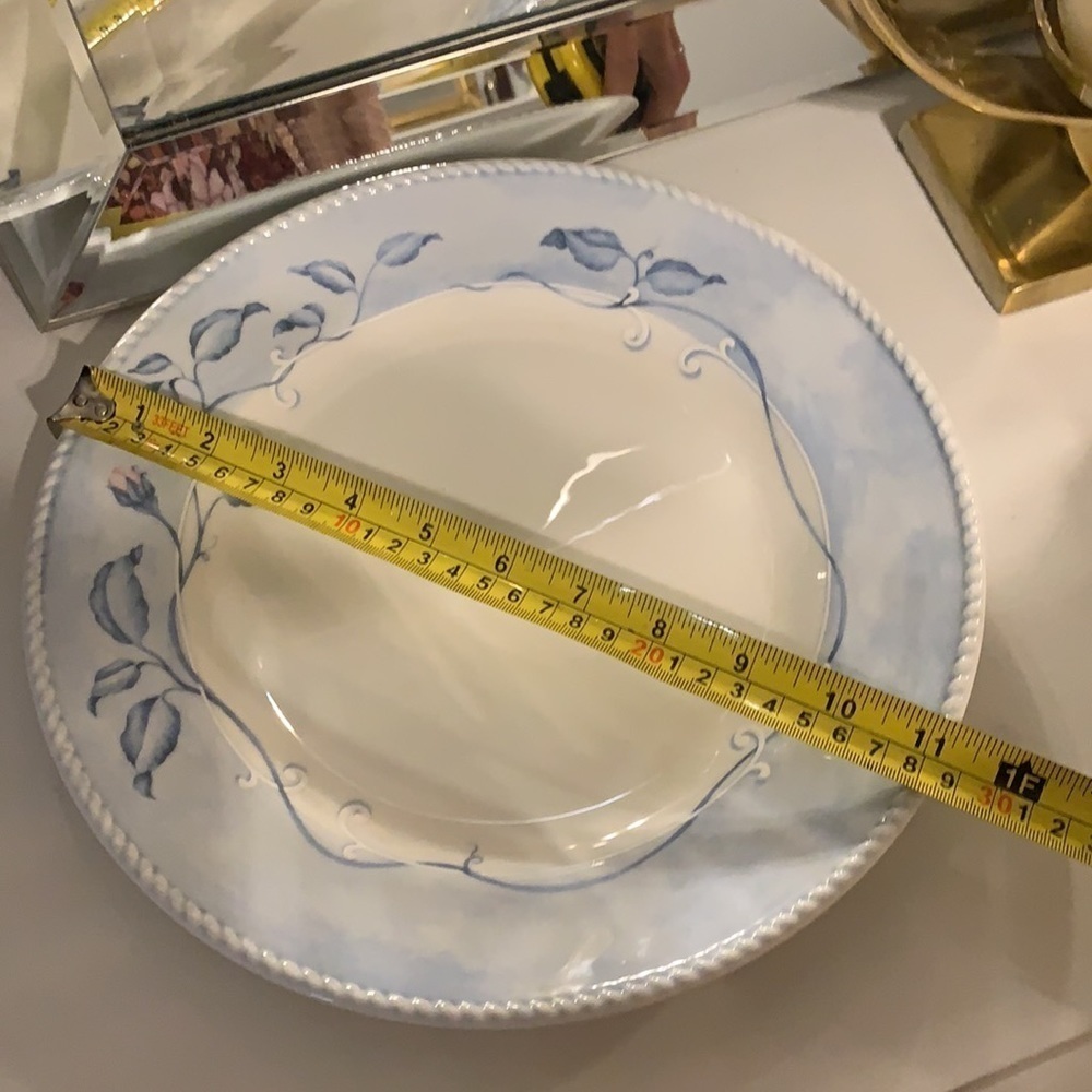 Lenox Swedish Lodge Swedish rose dinner plate blue - Picture 8 of 9
